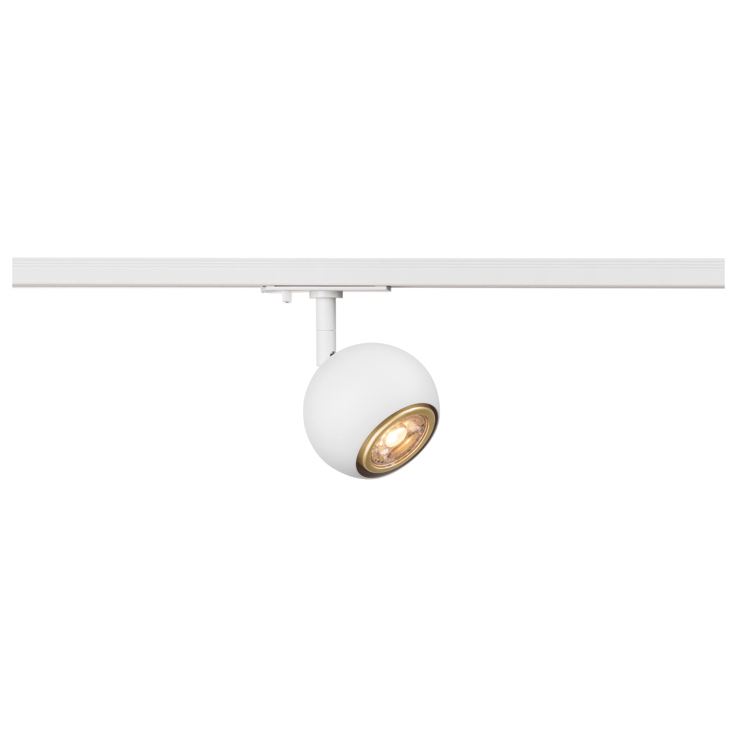 SLV LIGHT EYE® 90, 1~ track spotlight, round, GU10, 1x max. 6 W, matt white 1008181