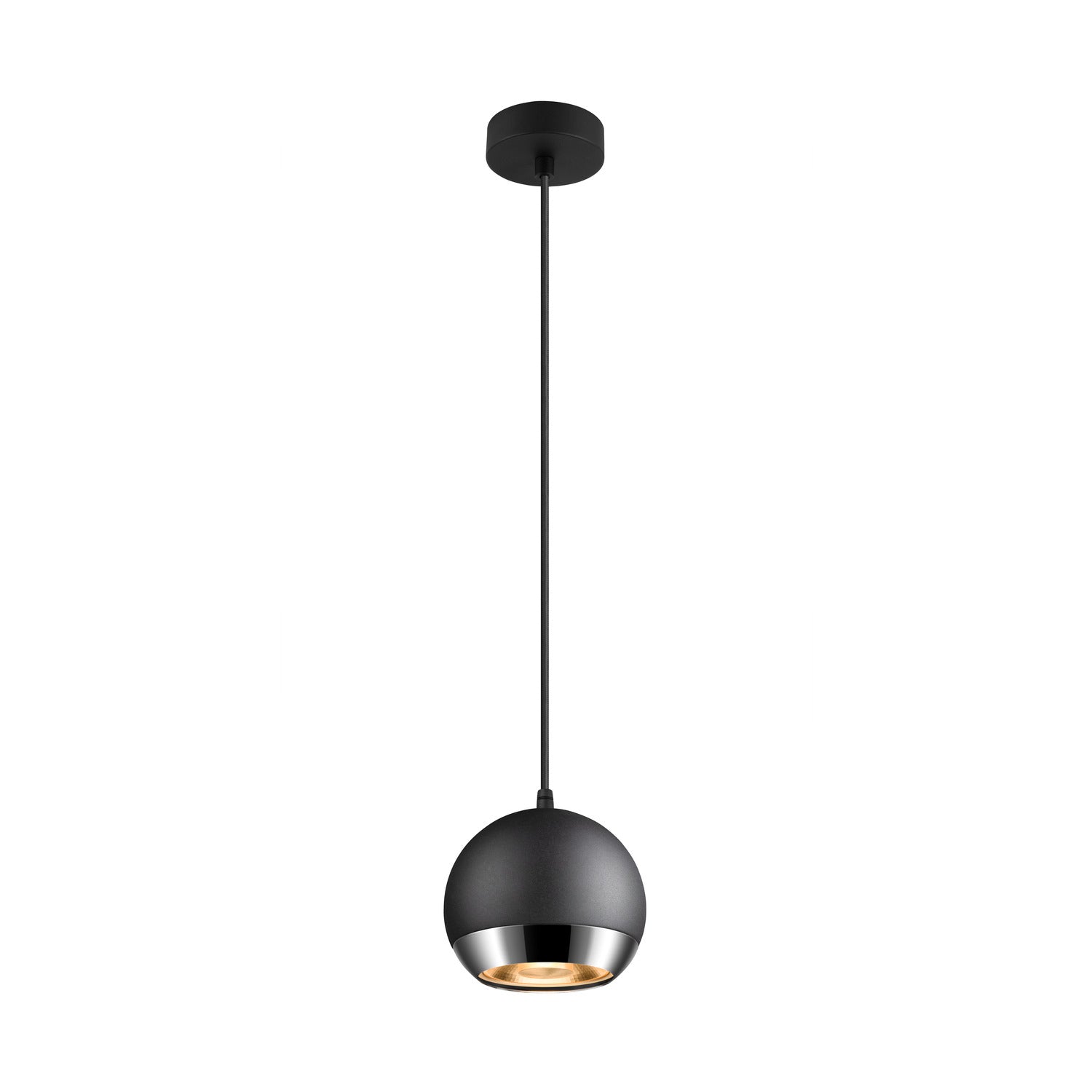 SLV LIGHT EYE® 150, pendant light, GU10, pendant length 150 cm, 1x max. 13 W, matt black 1008178