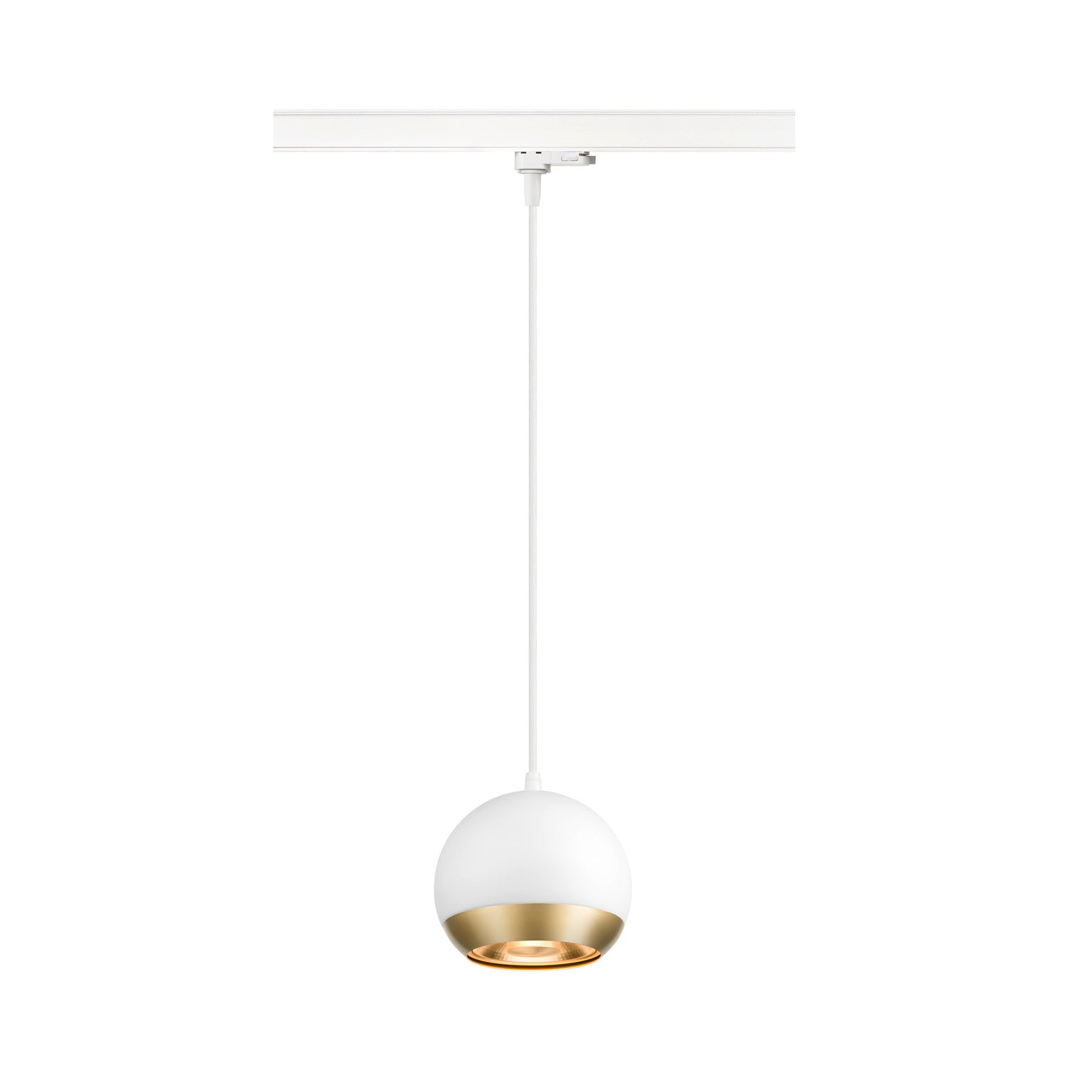SLV LIGHT EYE® 150, 3~track pendant light, GU10, pendant length 150 cm, 1x max. 13 W, matt white 1008177