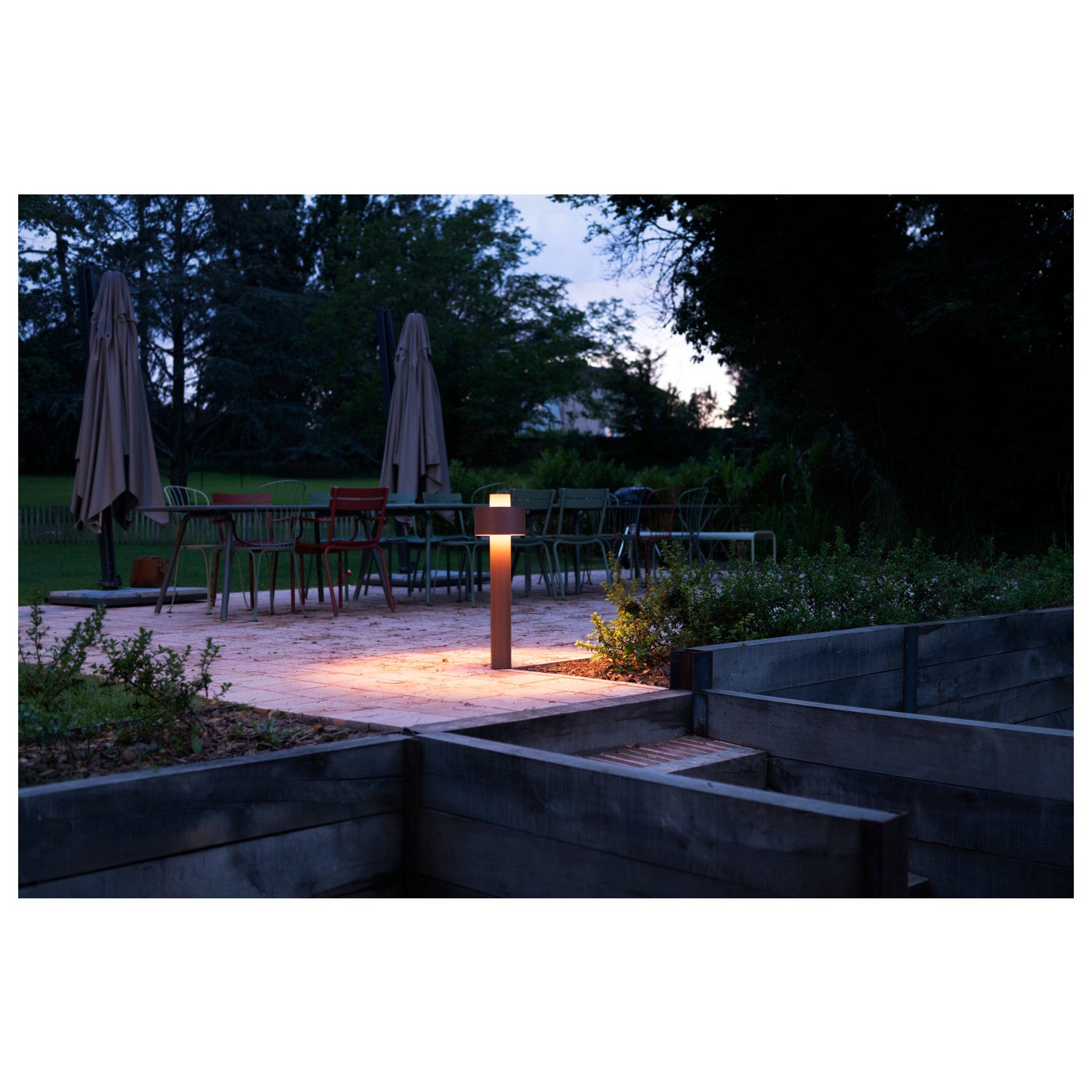 SLV PHOTONI CYL POLE 75, free-standing lamp, E27, 1x max. 13 W, rust 1008194