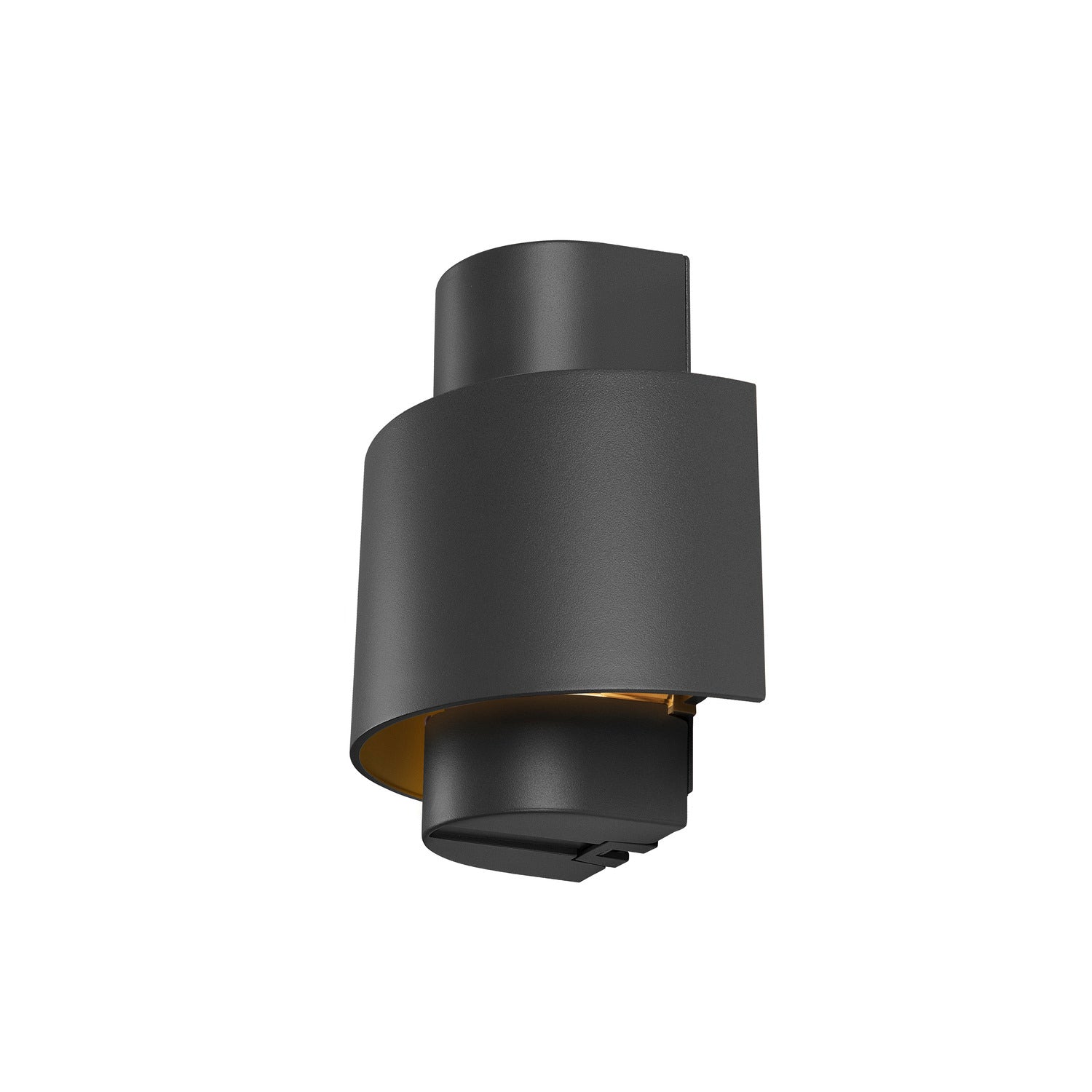 SLV PHOTONI CYL, wall-mounted light, cylindrical, 1x max. 13 W, E27, black 1008197