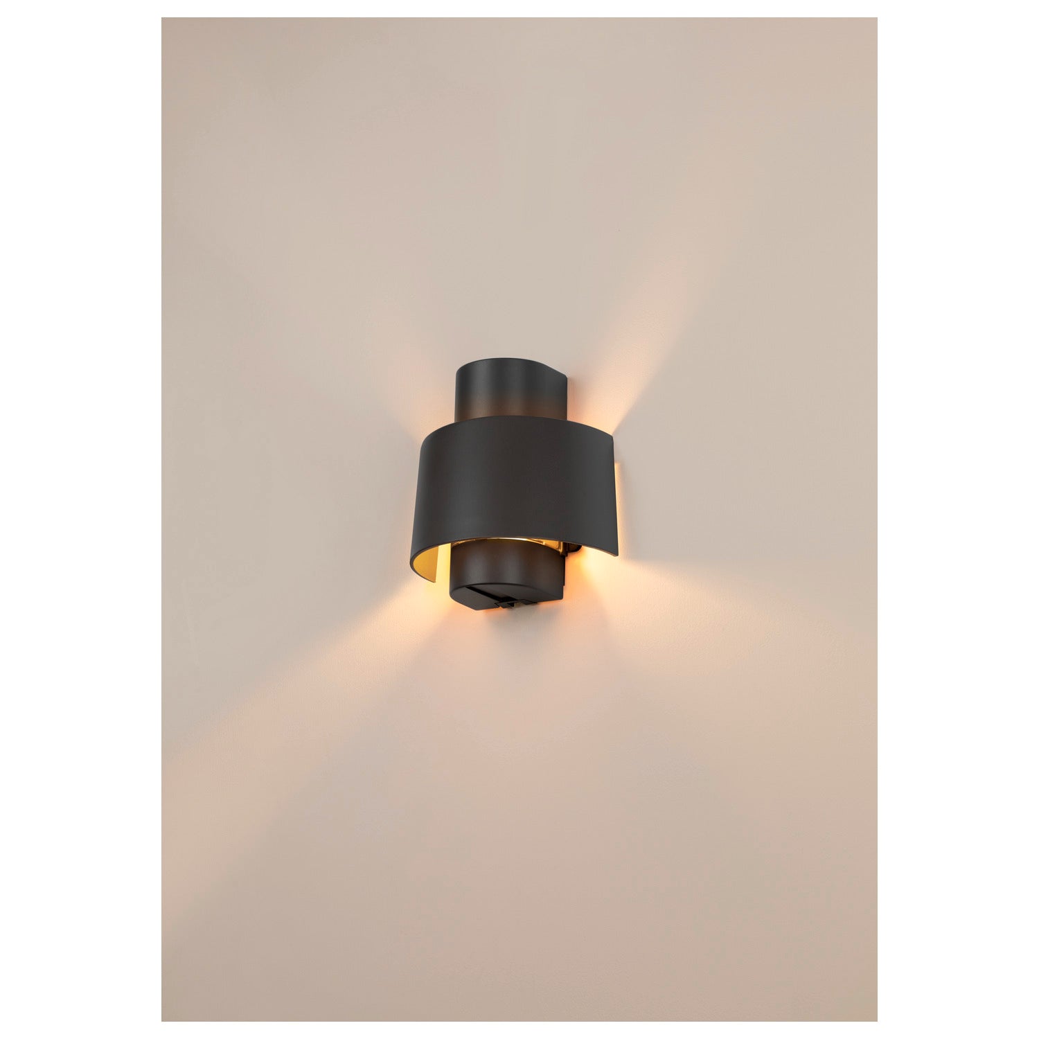 SLV PHOTONI CYL, wall-mounted light, cylindrical, 1x max. 13 W, E27, black 1008197