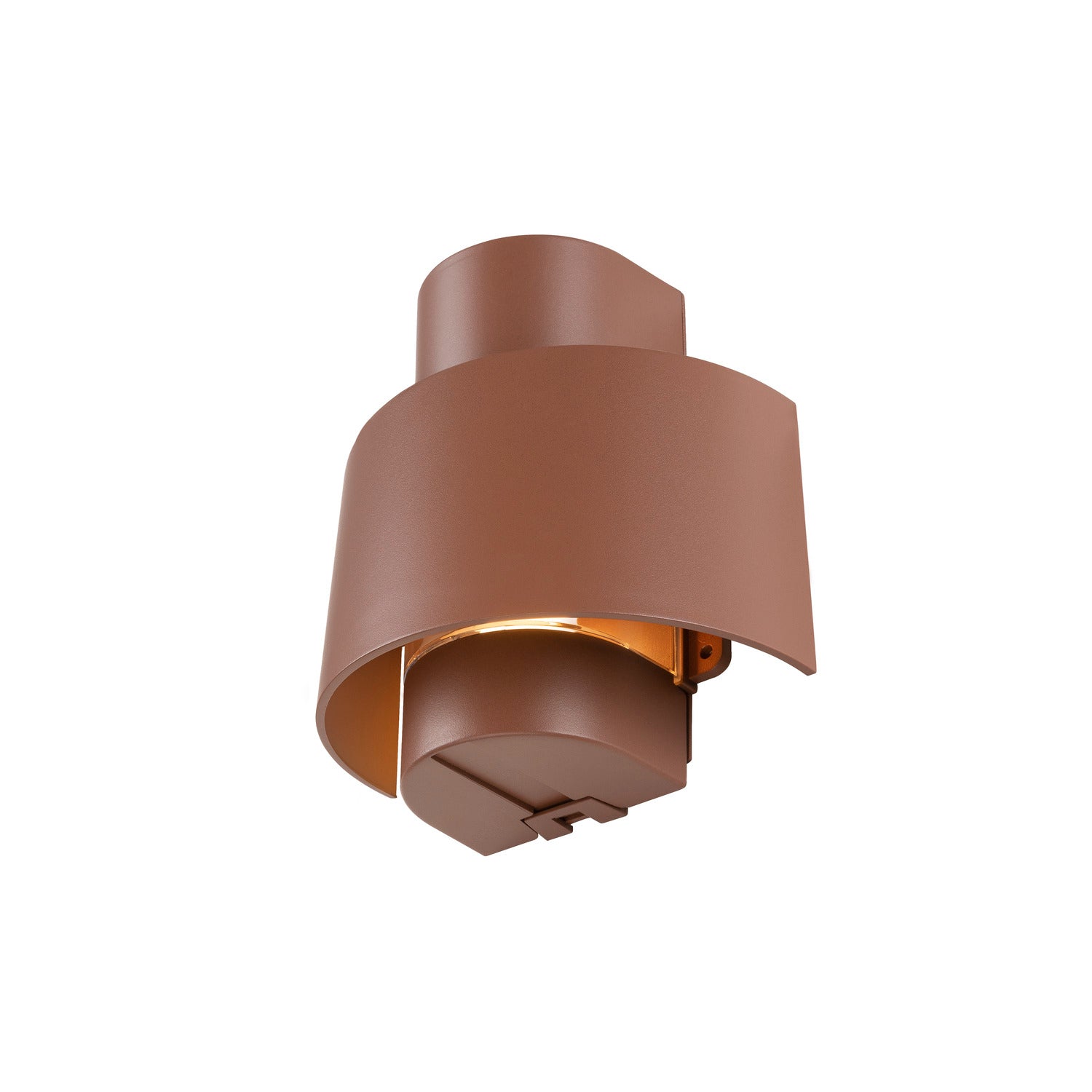 SLV PHOTONI CYL, wall-mounted light, cylindrical, 1x max. 13 W, E27, rust 1008198