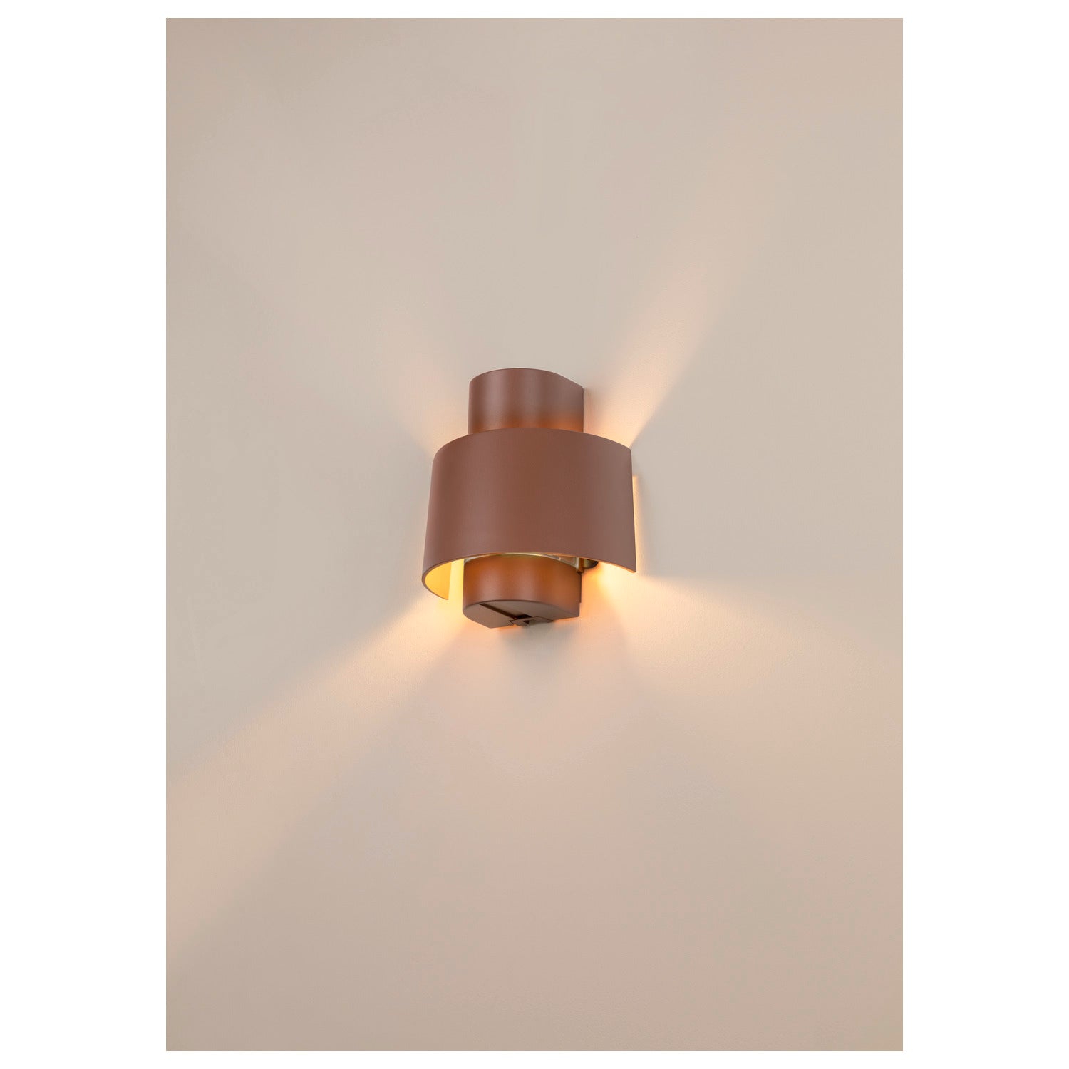 SLV PHOTONI CYL, wall-mounted light, cylindrical, 1x max. 13 W, E27, rust 1008198