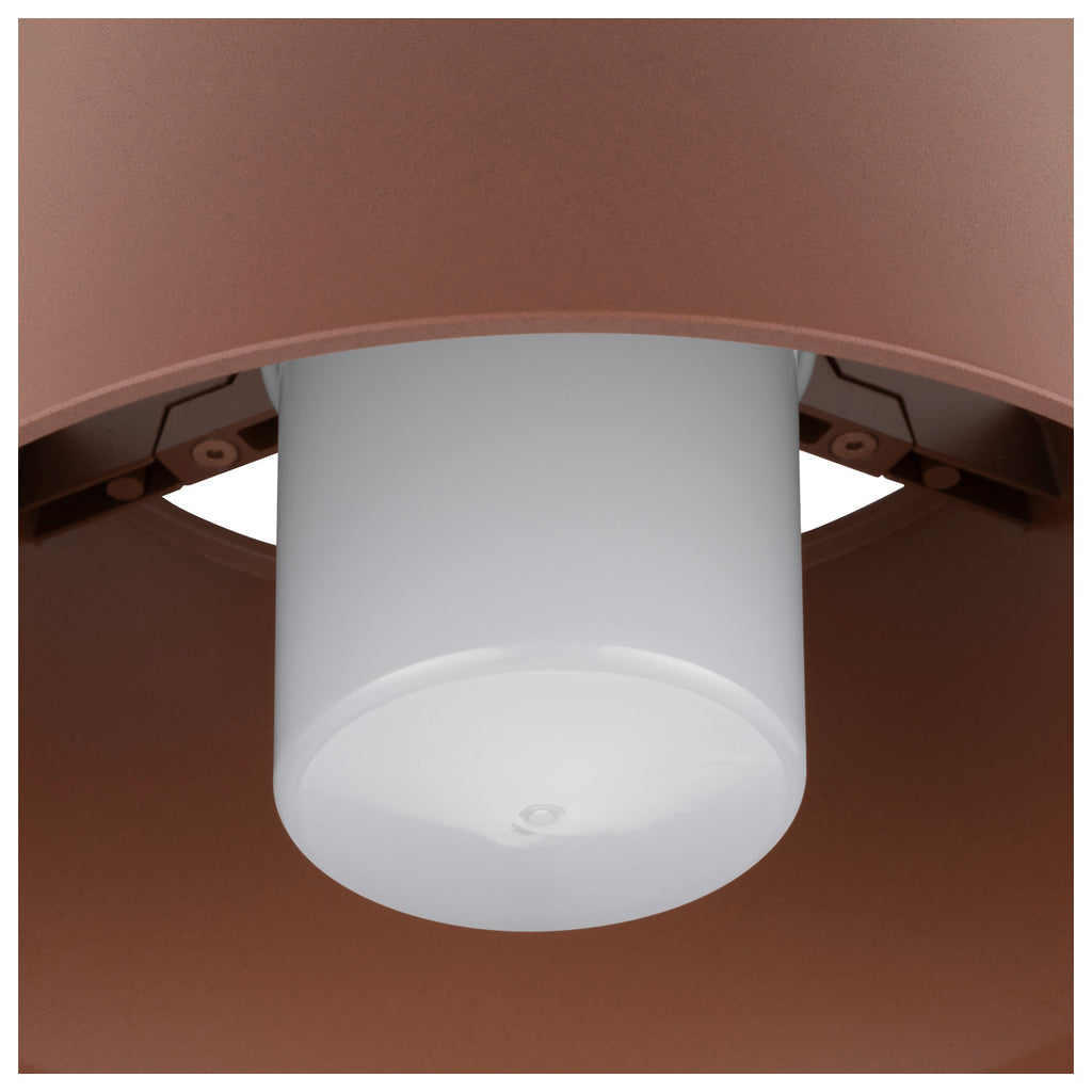 SLV PHOTONI CYL, ceiling-mounted light, cylindrical, 1x max. 13 W, E27, rust 1008200
