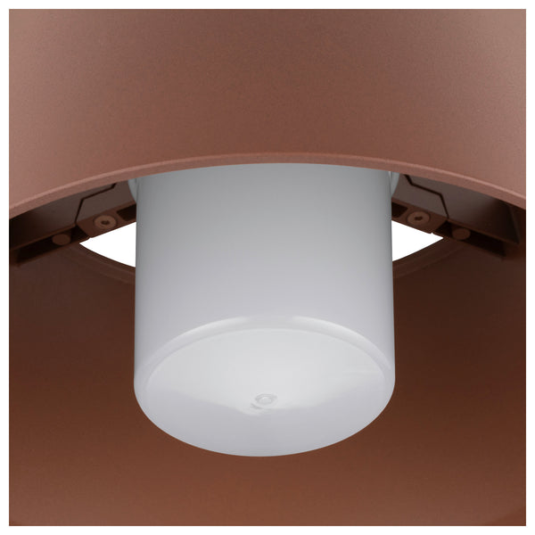 SLV PHOTONI CYL, ceiling-mounted light, cylindrical, 1x max. 13 W, E27, rust 1008200