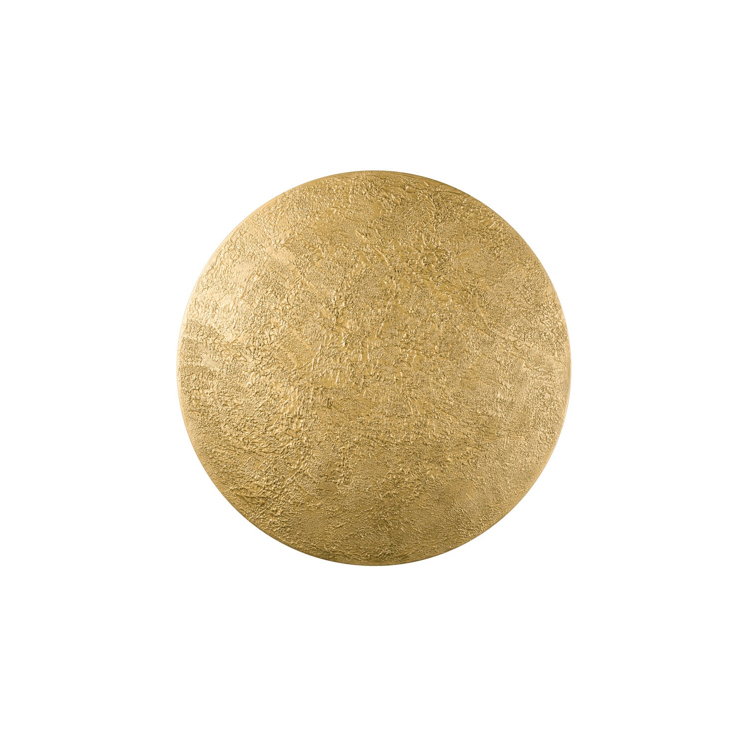 SLV MANA 60 lampshade, round, moon structure, H: 4.2 cm, gold 1008206