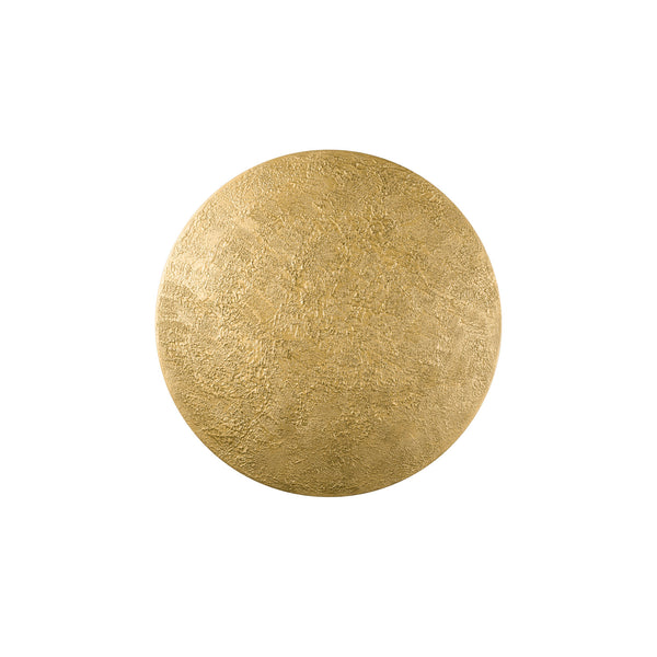 SLV MANA 60 lampshade, round, moon structure, H: 4.2 cm, gold 1008206
