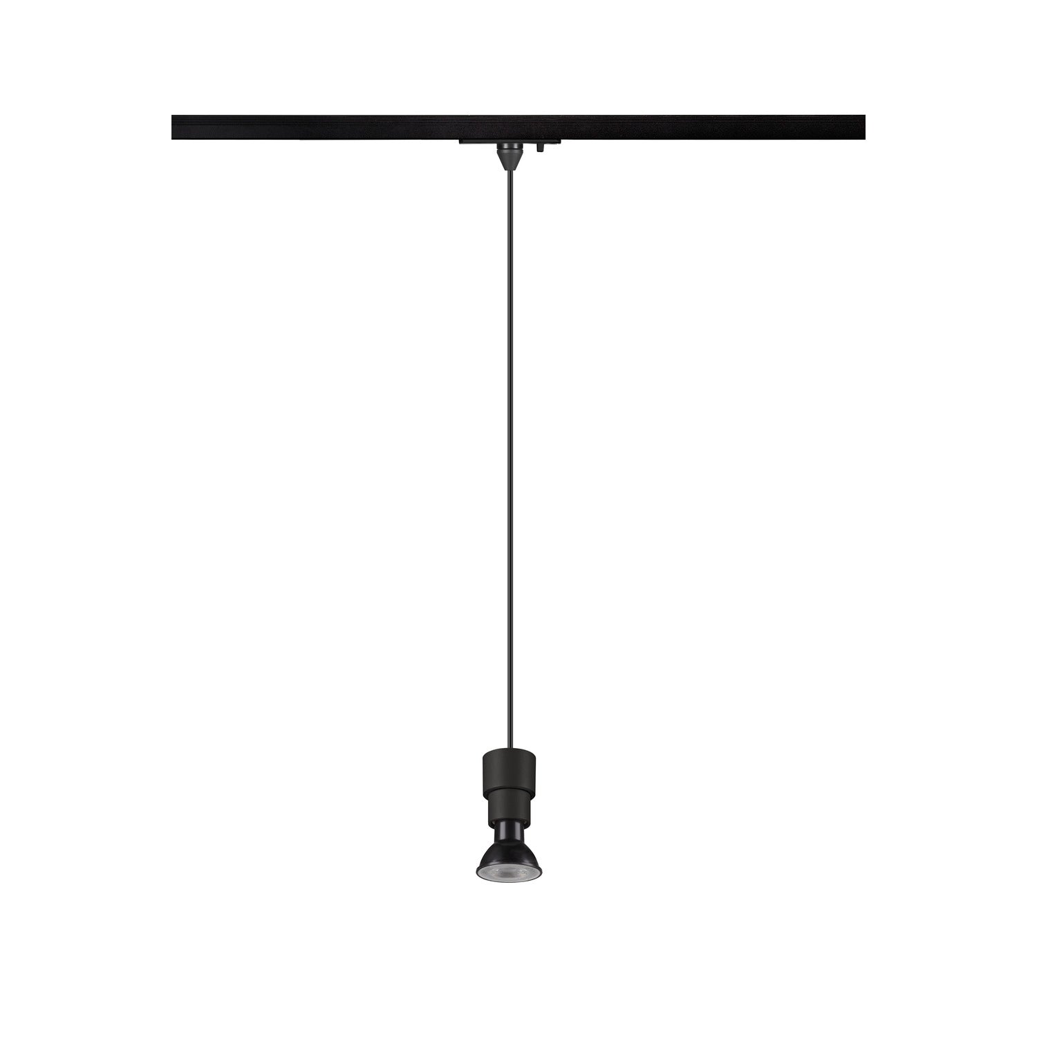 SLV PURI 2.0 Basic, 1~ Track pendant light, GU10, pendant length 200 cm, 1x max. 6 W, black 1008207