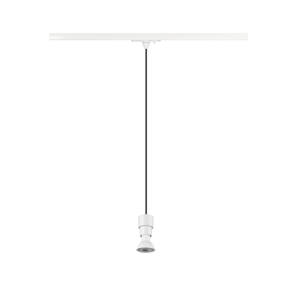 White Sleek pendant light, SLV PURI , GU10, for Single Circuit White Track Lighting, 1008208