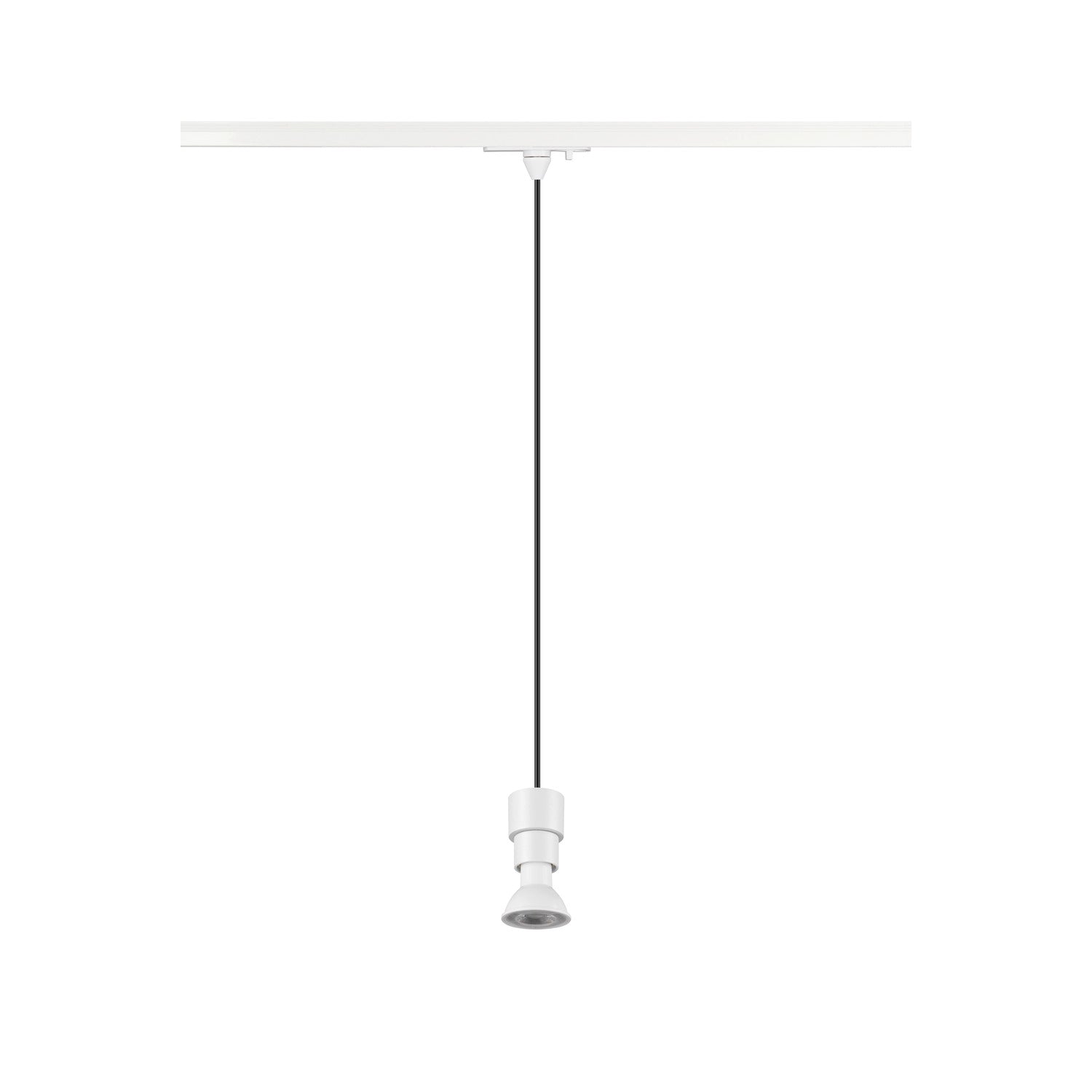 SLV PURI 2.0 Basic, 1~ Track pendant light, GU10, pendant length 200 cm, 1x max. 6 W, white 1008208