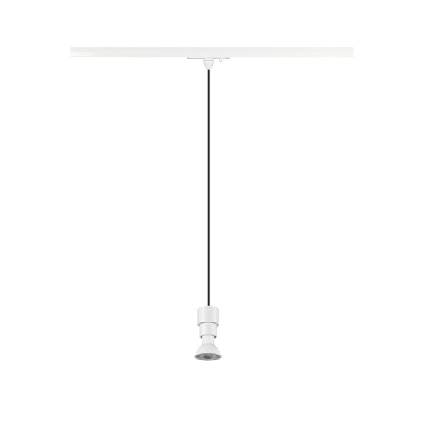 White Sleek pendant light, SLV PURI , GU10, for Single Circuit White Track Lighting, 1008208