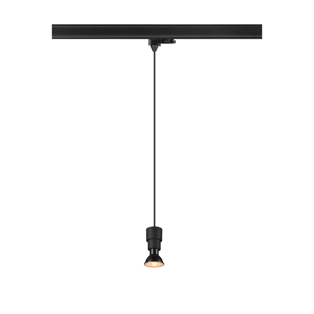 SLV PURI 2.0 Basic, 3~track pendant light, GU10, pendant length 200 cm, 1x max. 6 W, black 1008210