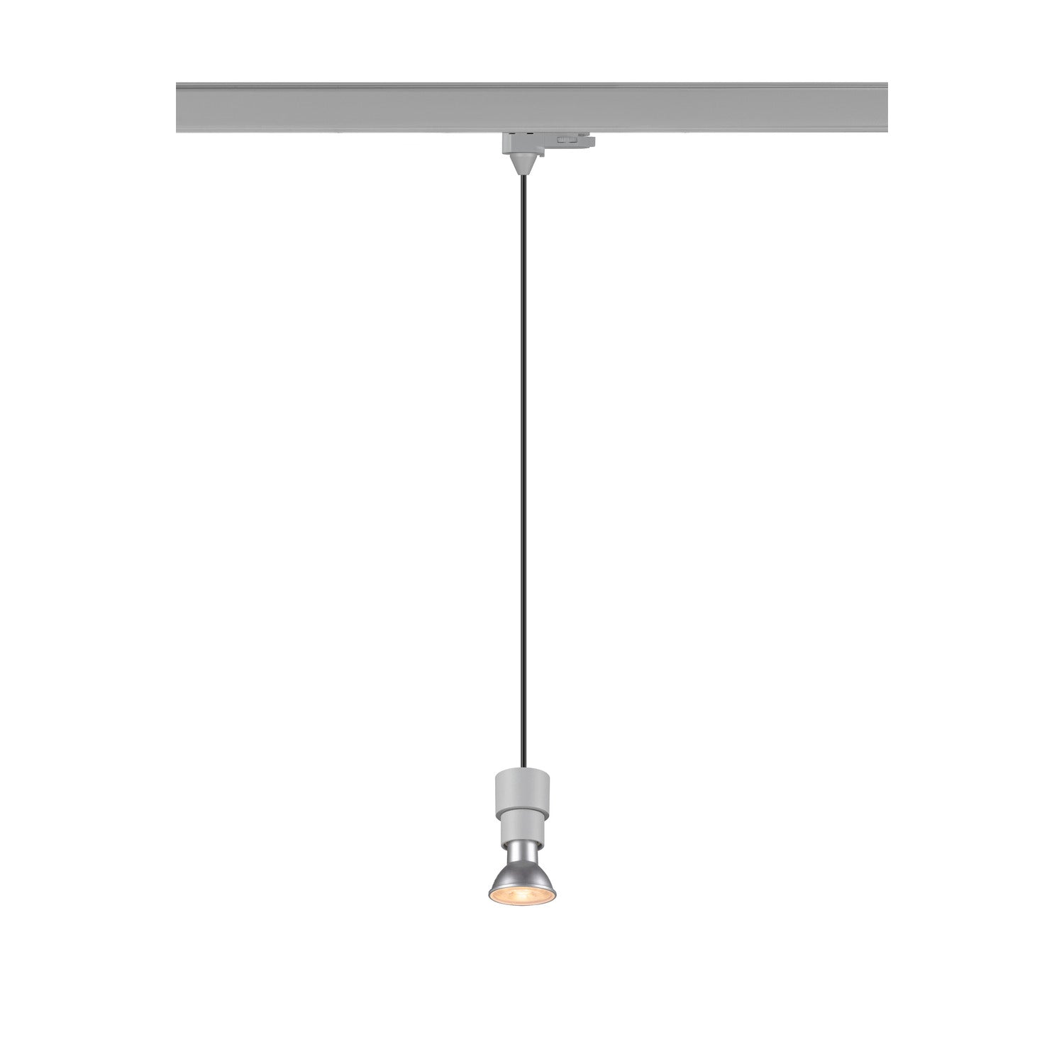 SLV PURI 2.0 Basic, 3~track pendant light, GU10, pendant length 200 cm, 1x max. 6 W, grey 1008212