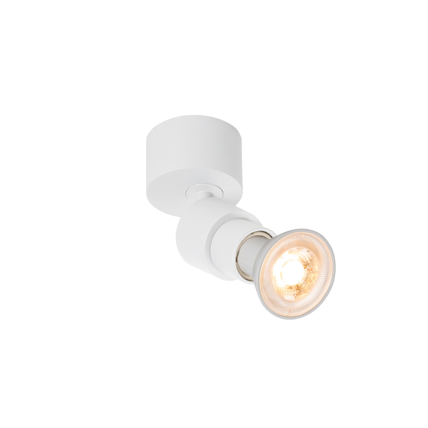 SLV PURI 2.0 Basic, wall and ceiling-mounted light, round, 1x max. 6 W, GU10, white 1008228