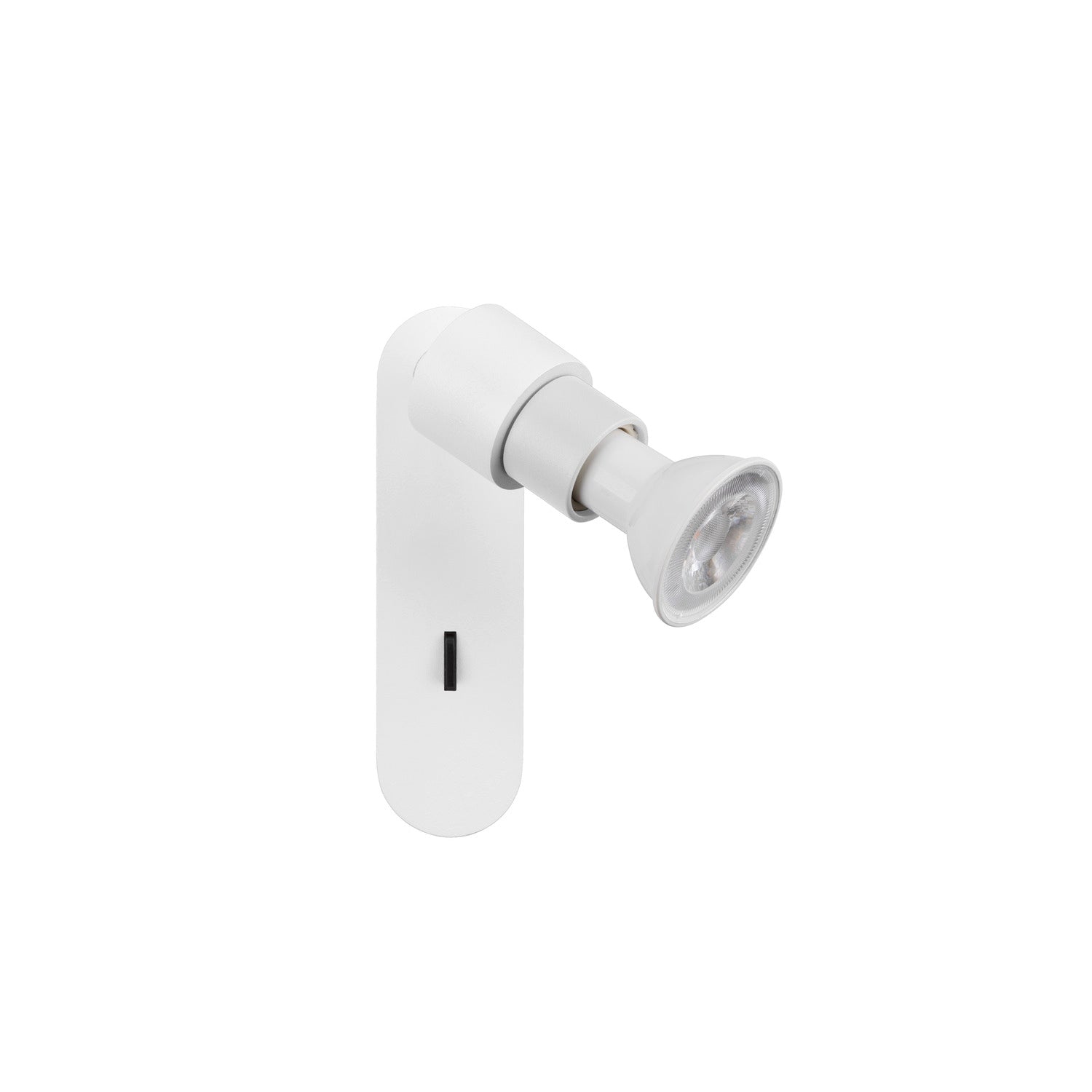 SLV PURI 2.0 Basic, wall and ceiling-mounted light, switch, round, 1x max. 6 W GU10, white 1008230
