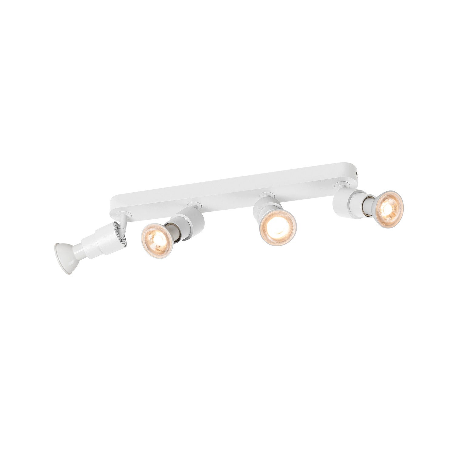 SLV PURI 2.0 Basic, wall and ceiling-mounted light, long, 4 x max. 6 W GU10, white 1008238