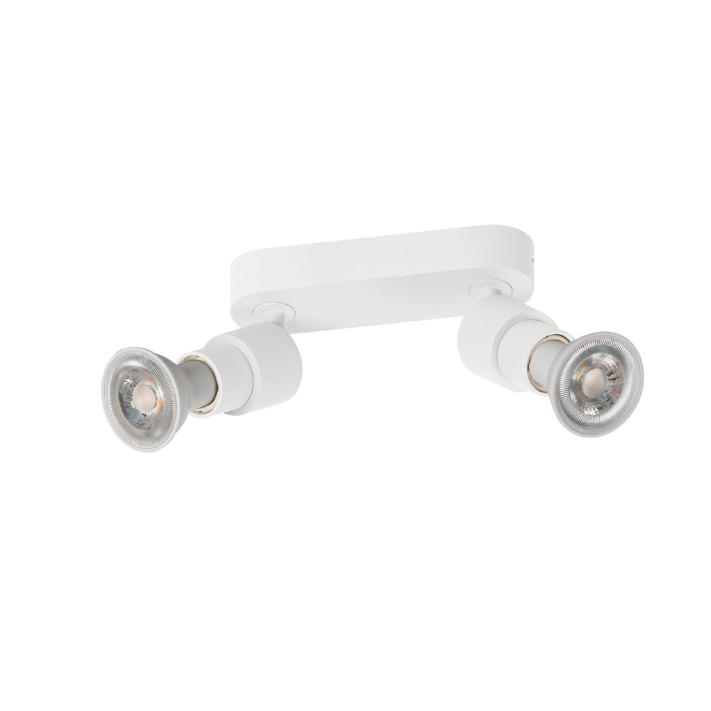 SLV PURI 2.0 Basic, wall and ceiling-mounted light, 2 x max. 6 W GU10, white 1008240
