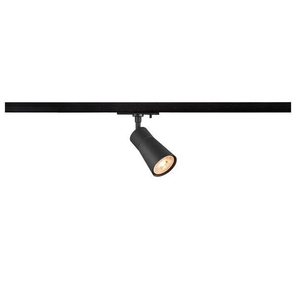 SLV PURI 2.0 Cone, 1~ Track spot, GU10, 1x max. 6 W, black 1008246