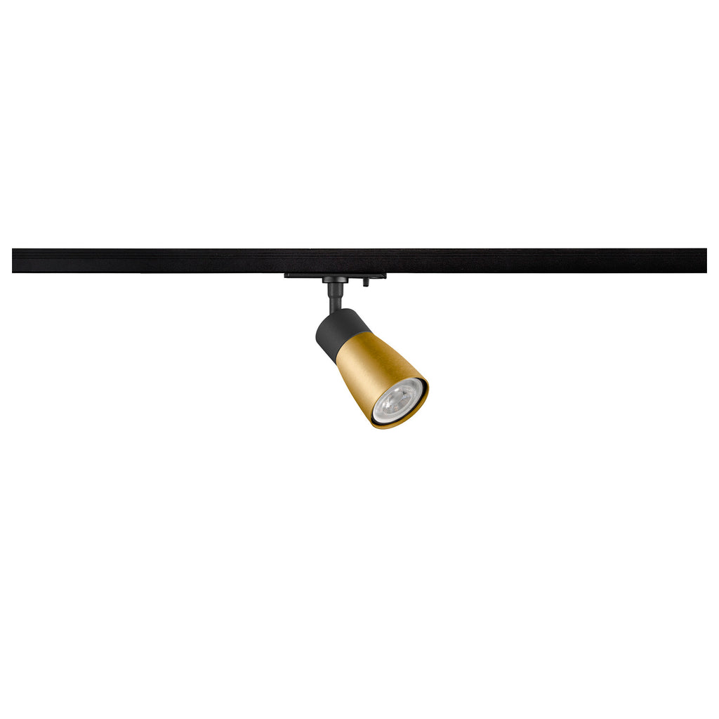 SLV PURI 2.0 Dome, 1~ Track spot, GU10, 1x max. 6 W, black / gold 1008251
