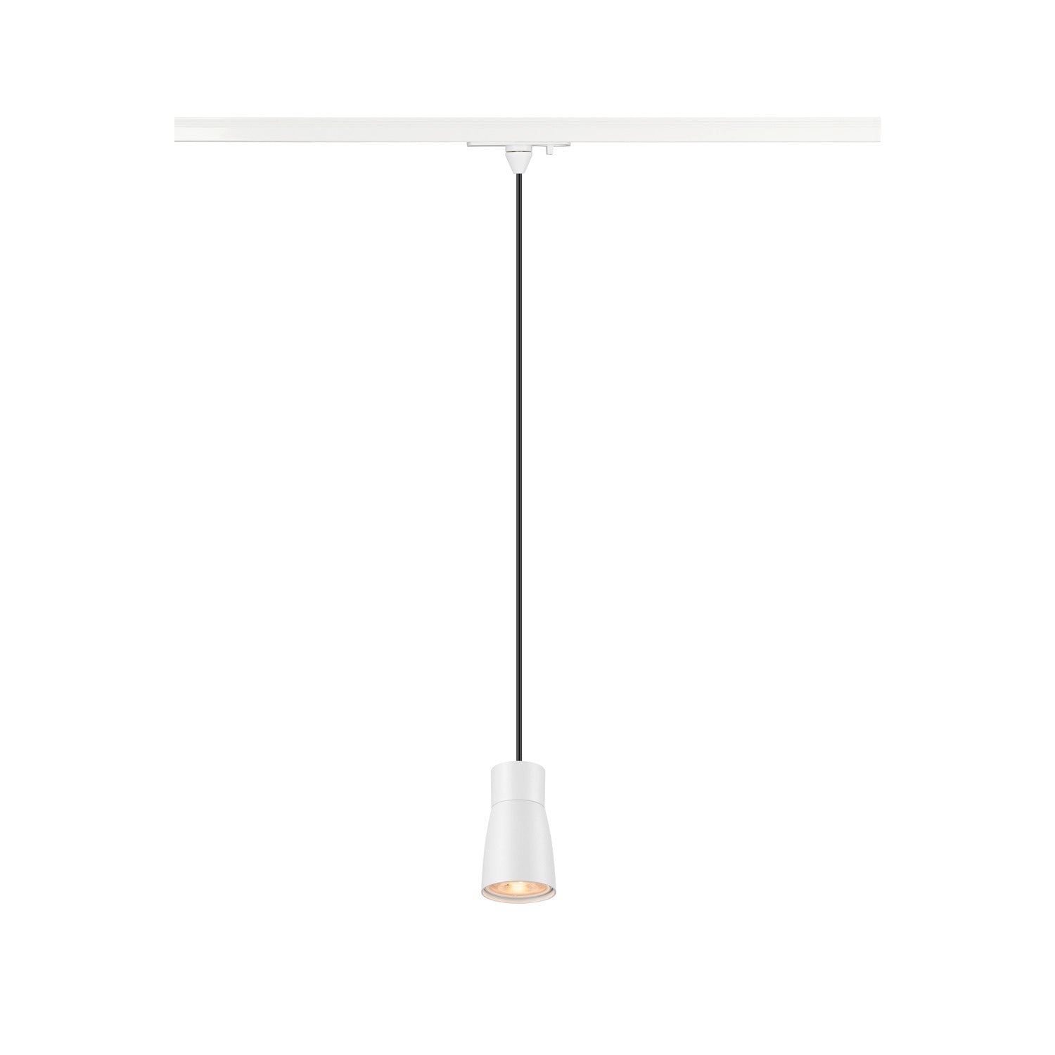 SLV PURI 2.0 Dome, 1~ Track pendant light, GU10, pendant length 200 cm, 1x max. 6 W, white 1008264