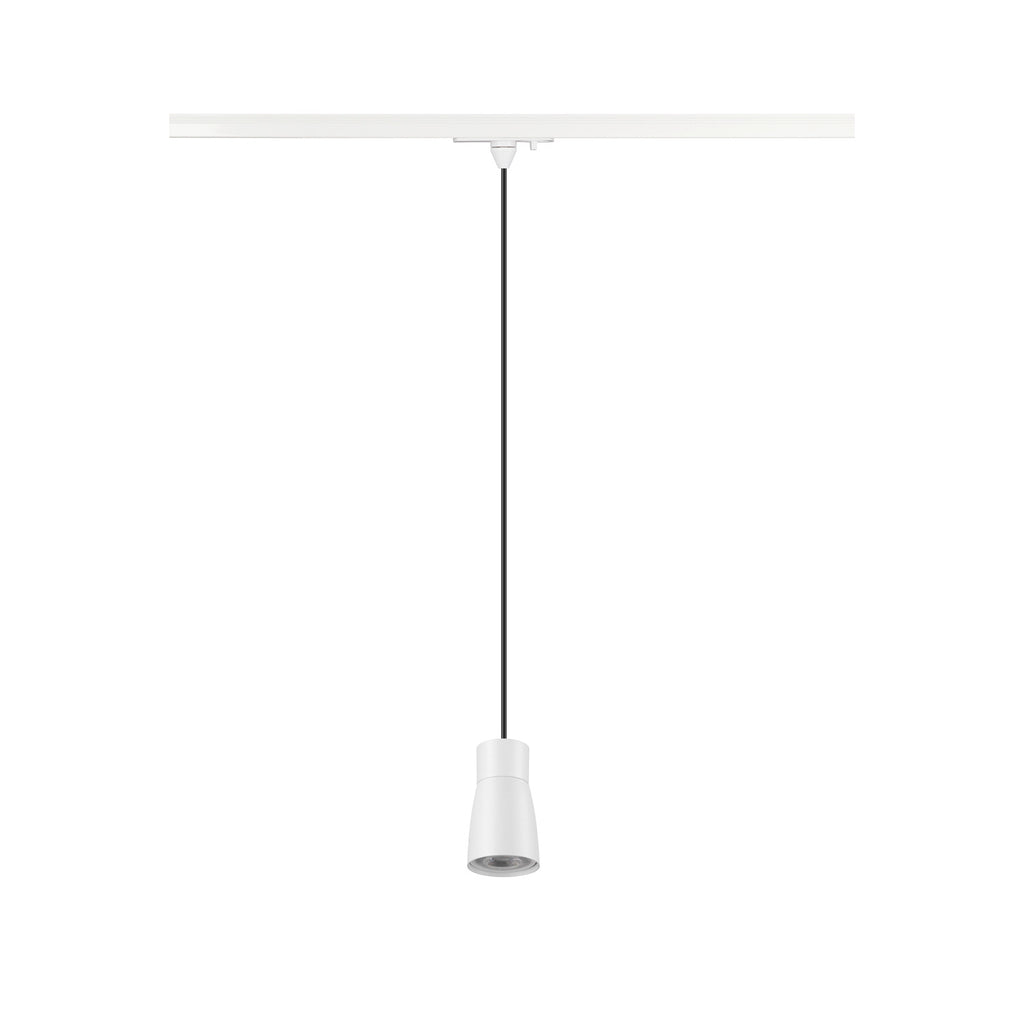 SLV PURI 2.0 Dome, 1~ Track pendant light, GU10, pendant length 200 cm, 1x max. 6 W, white 1008264