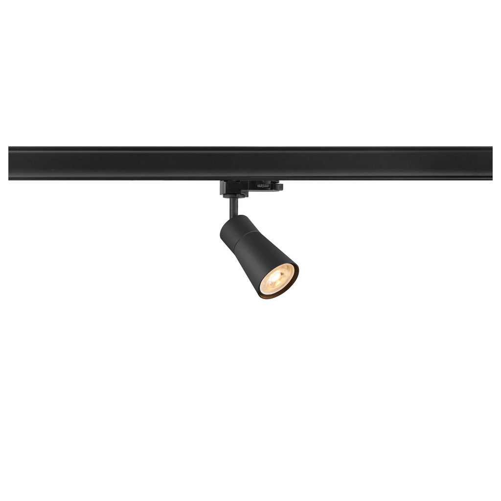 SLV PURI 2.0 Cone, 3~track spot, GU10, 1x max. 6 W, black 1008269