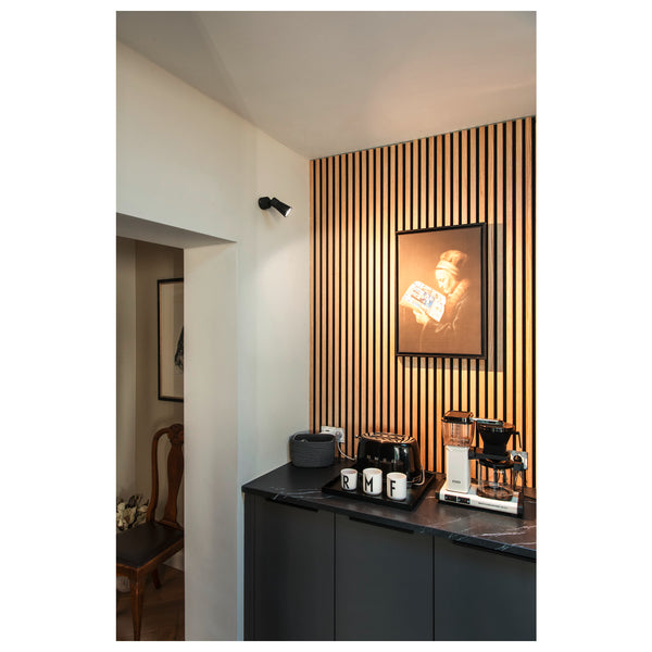 SLV PURI 2.0 Cone, wall and ceiling-mounted light, 1x max. 6 W GU10, black 1008288