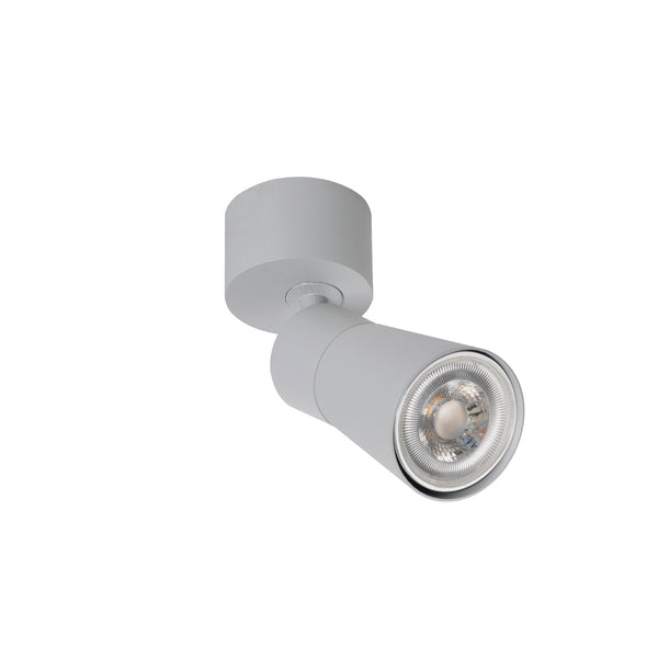 SLV PURI 2.0 Cone, wall and ceiling-mounted light, 1x max. 6 W GU10, grey 1008291