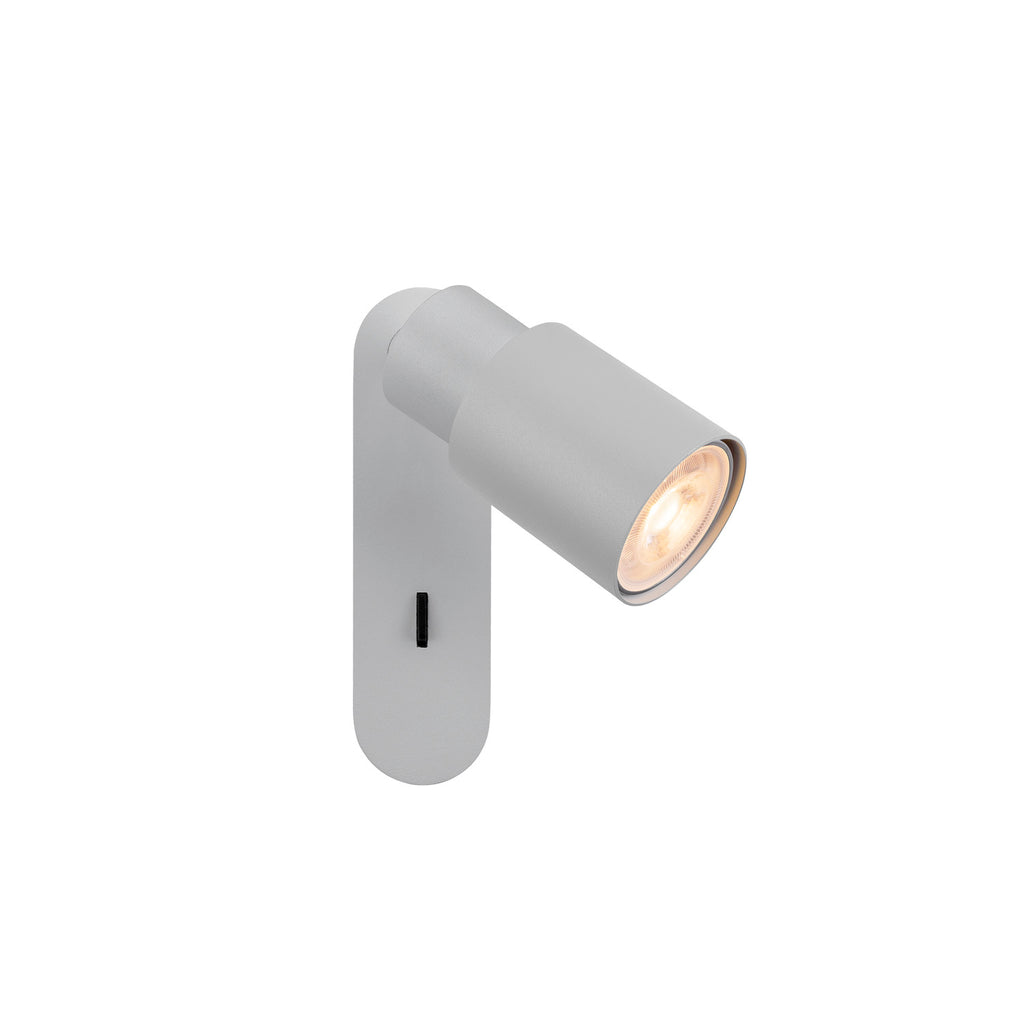 SLV PURI 2.0 Tube, wall and ceiling-mounted light, switch, rectangular, 1x max. 6 W GU10, grey 1008299