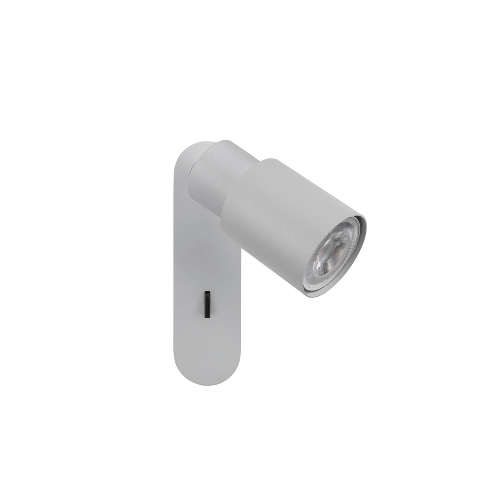 SLV PURI 2.0 Tube, wall and ceiling-mounted light, switch, rectangular, 1x max. 6 W GU10, grey 1008299