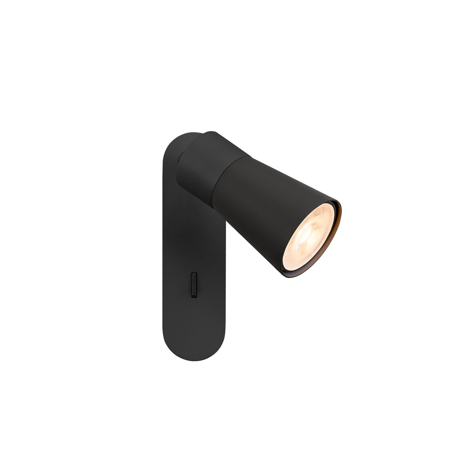 SLV PURI 2.0 Cone, wall and ceiling-mounted light, switch, rectangular, 1x max. 6 W GU10, black 1008300