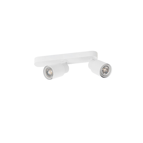SLV PURI 2.0 Tube, wall and ceiling-mounted light, asymmetrical, 2 x max. 6 W GU10, white 1008310