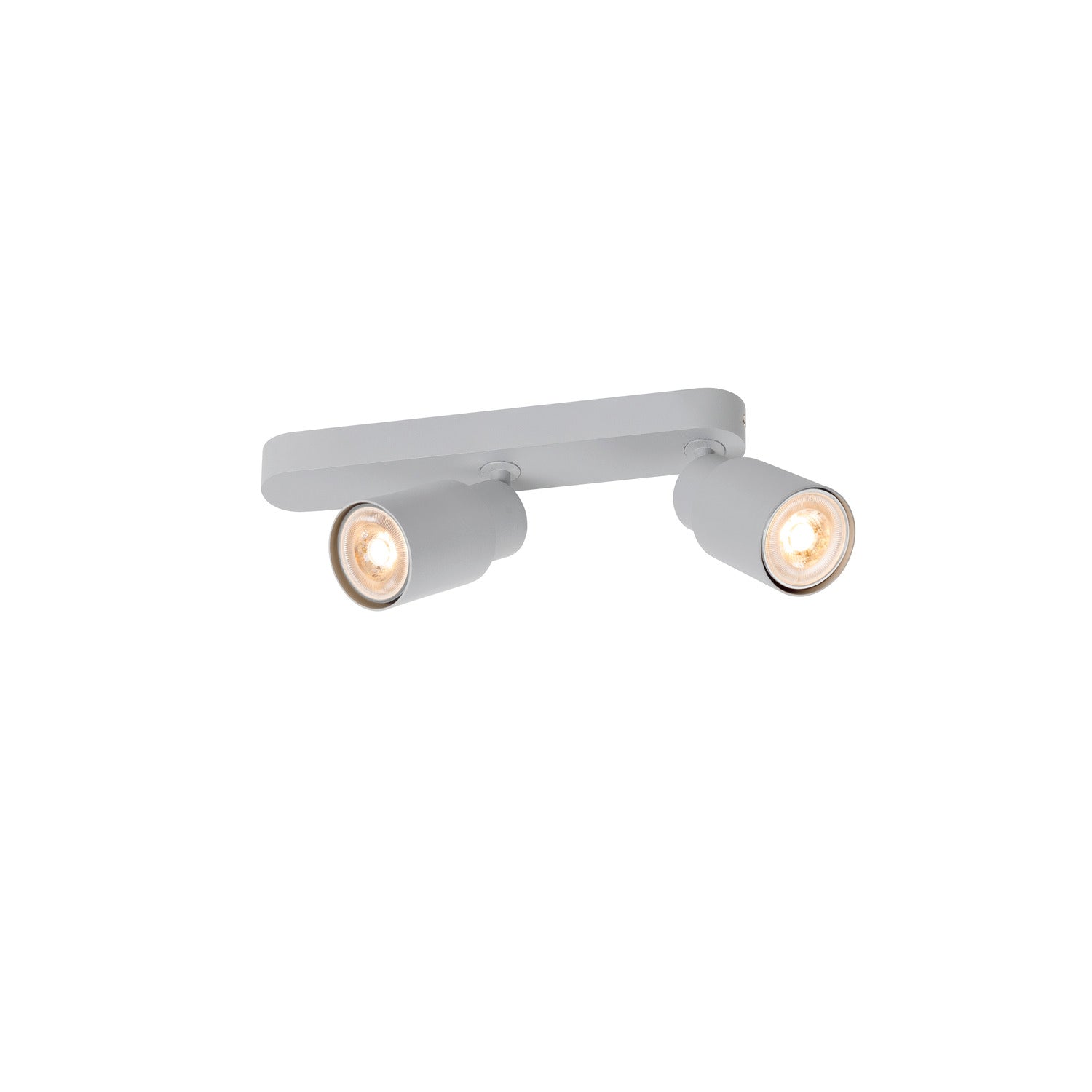 SLV PURI 2.0 Tube, wall and ceiling-mounted light, asymmetrical, 2 x max. 6 W GU10, grey 1008311