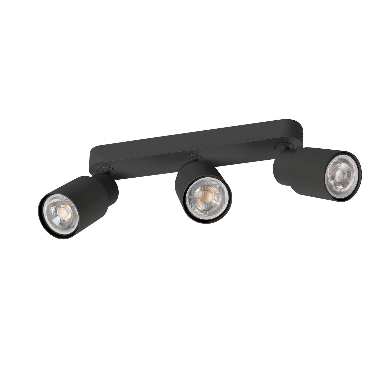 SLV PURI 2.0 Tube, wall and ceiling-mounted light, long, 3 x max. 6 W GU10, black 1008320