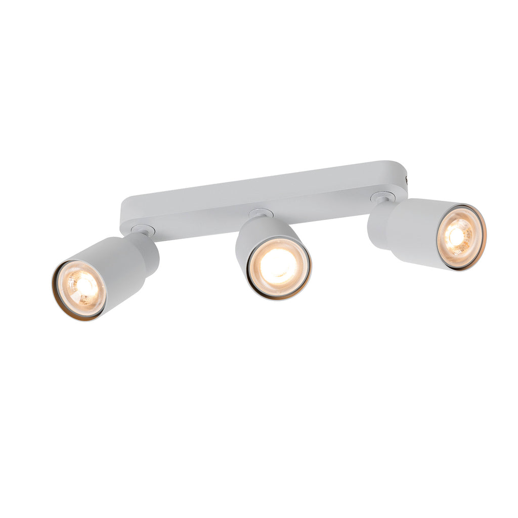 SLV PURI 2.0 Tube, wall and ceiling-mounted light, long, 3 x max. 6 W GU10, grey 1008323