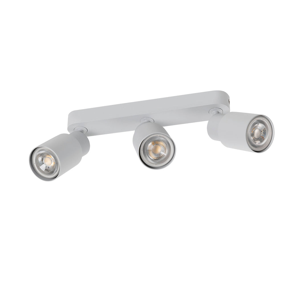 SLV PURI 2.0 Tube, wall and ceiling-mounted light, long, 3 x max. 6 W GU10, grey 1008323