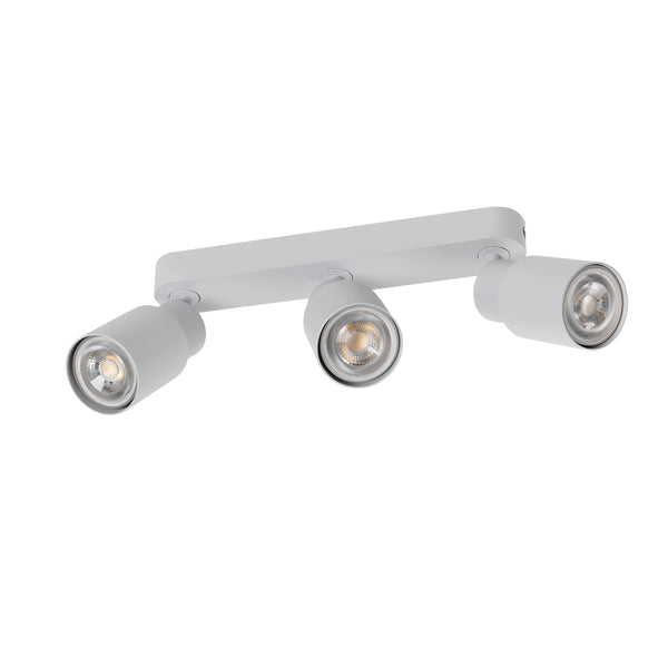 SLV PURI 2.0 Tube, wall and ceiling-mounted light, long, 3 x max. 6 W GU10, grey 1008323