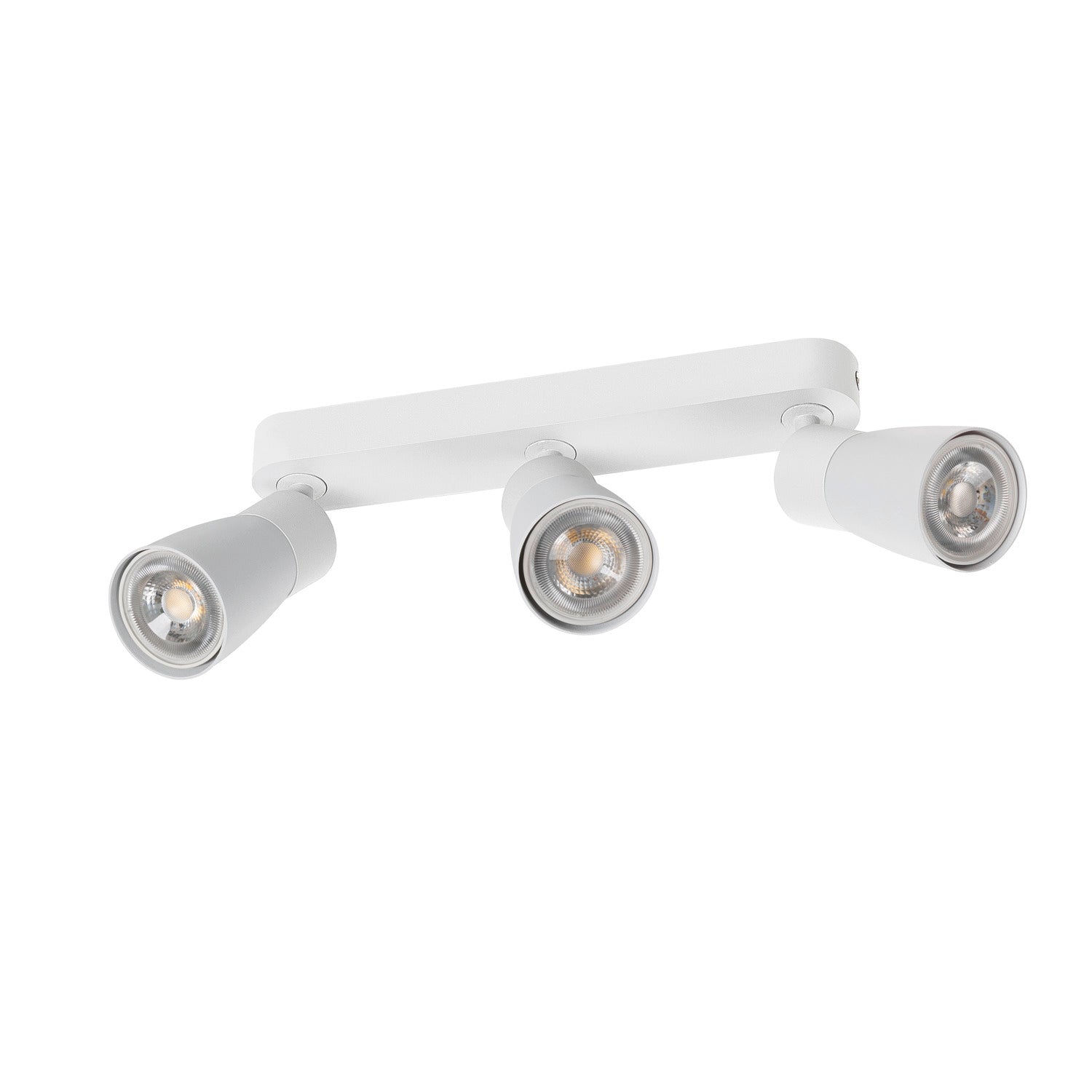 SLV PURI 2.0 Dome, wall and ceiling-mounted light, long, 3 x max. 6 W GU10, white 1008330