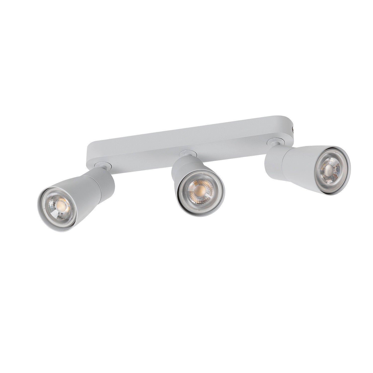 SLV PURI 2.0 Dome, wall and ceiling-mounted light, long, 3 x max. 6 W GU10, grey 1008331