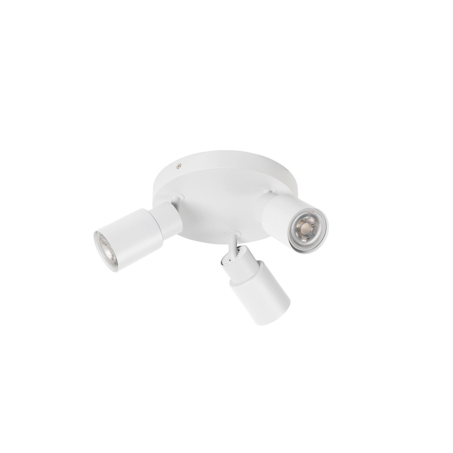 SLV PURI 2.0 Tube, wall and ceiling-mounted light, round, 3 x max. 6 W GU10, white 1008334