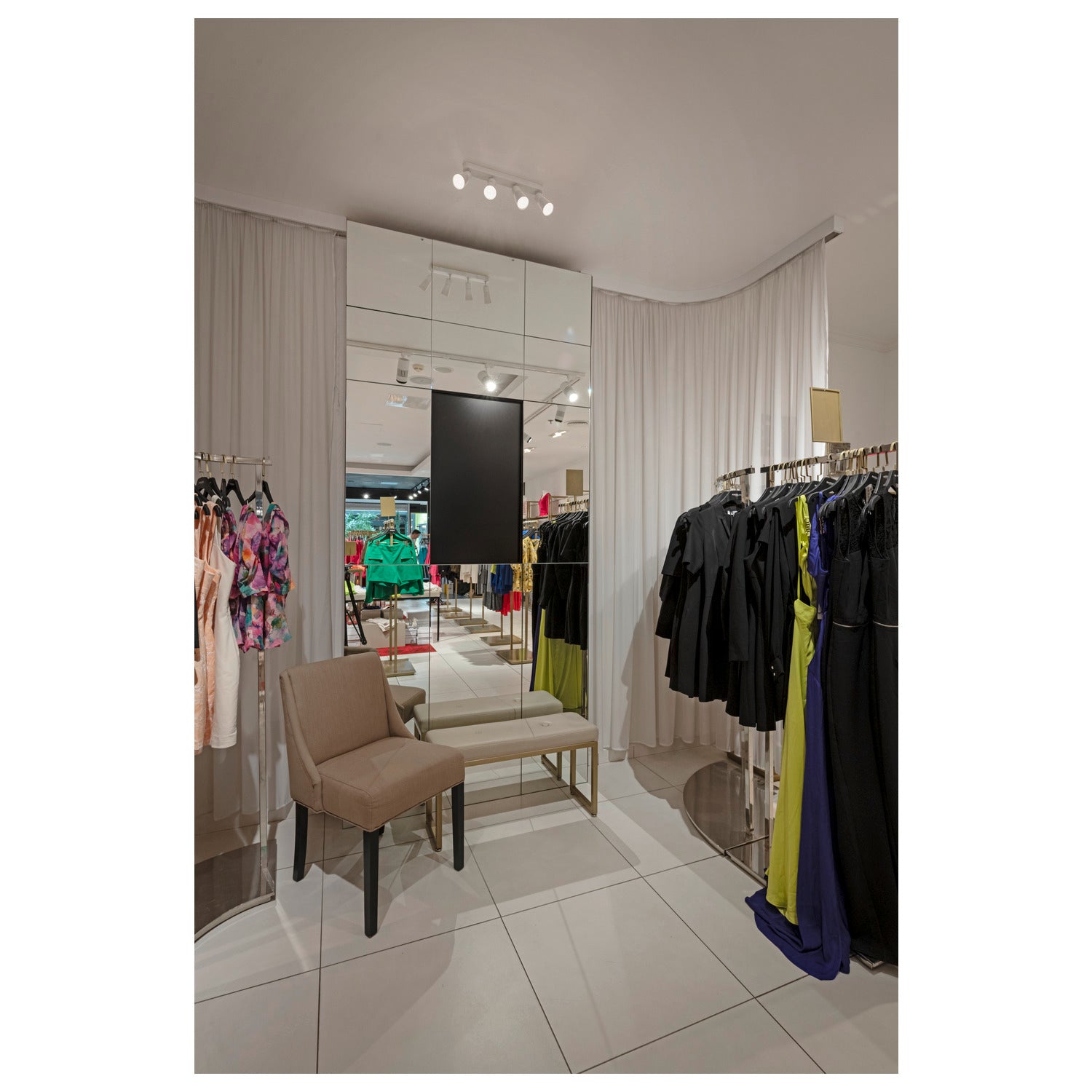SLV PURI 2.0 Cone, wall and ceiling-mounted light, long, 4 x max. 6 W GU10, white 1008350