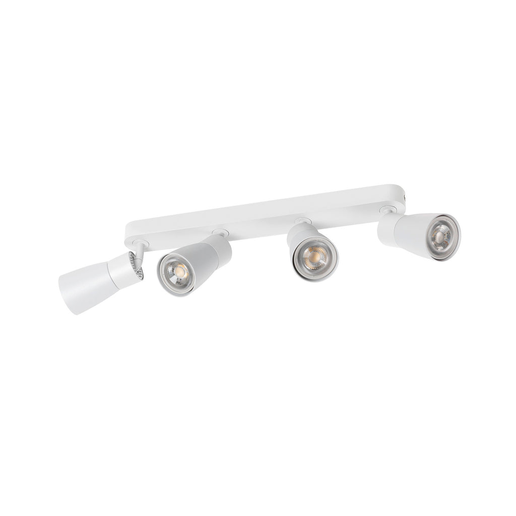 SLV PURI 2.0 Dome, wall and ceiling-mounted light, long, 4 x max. 6 W GU10, white 1008354