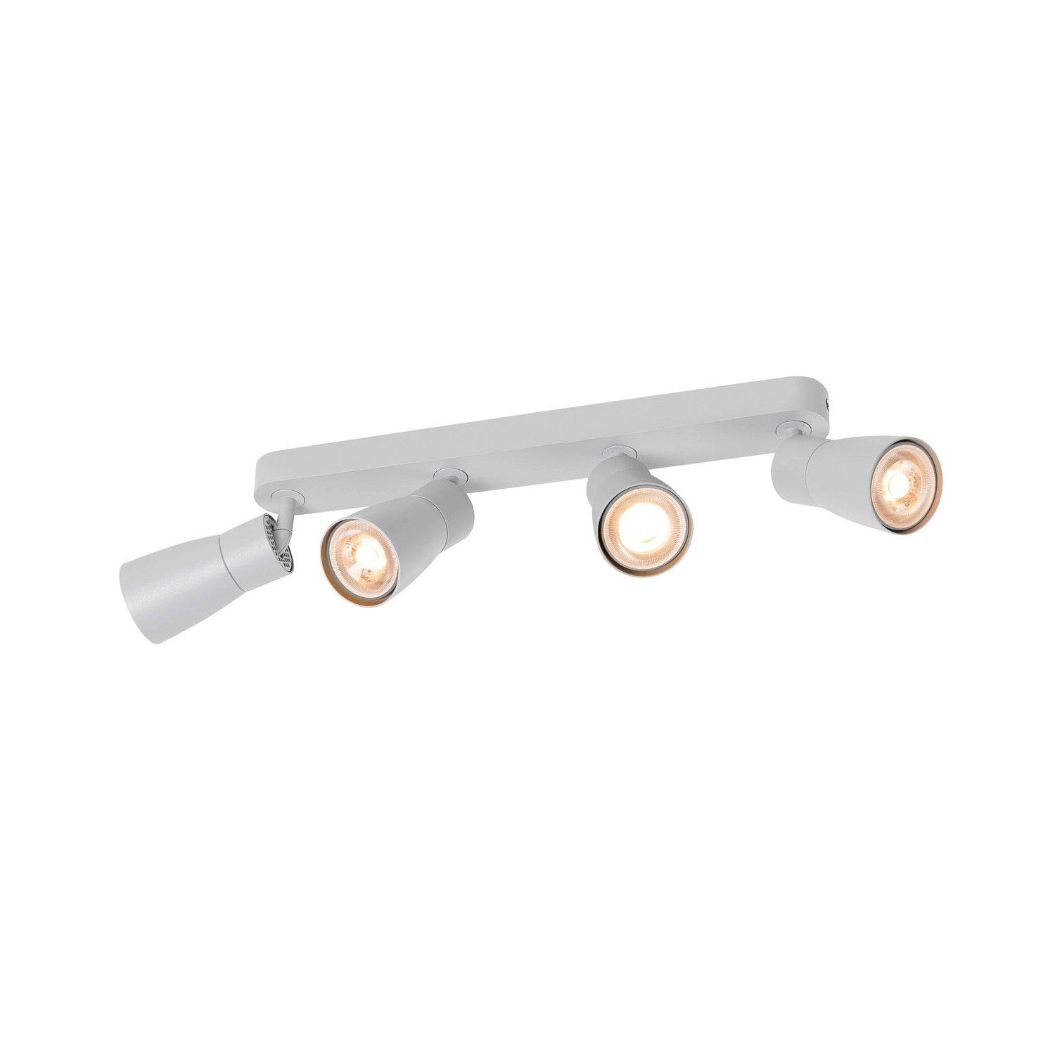 SLV PURI 2.0 Dome, wall and ceiling-mounted light, long, 4 x max. 6 W GU10, grey 1008355