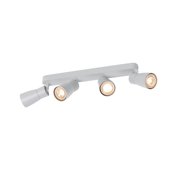 SLV PURI 2.0 Dome, wall and ceiling-mounted light, long, 4 x max. 6 W GU10, grey 1008355