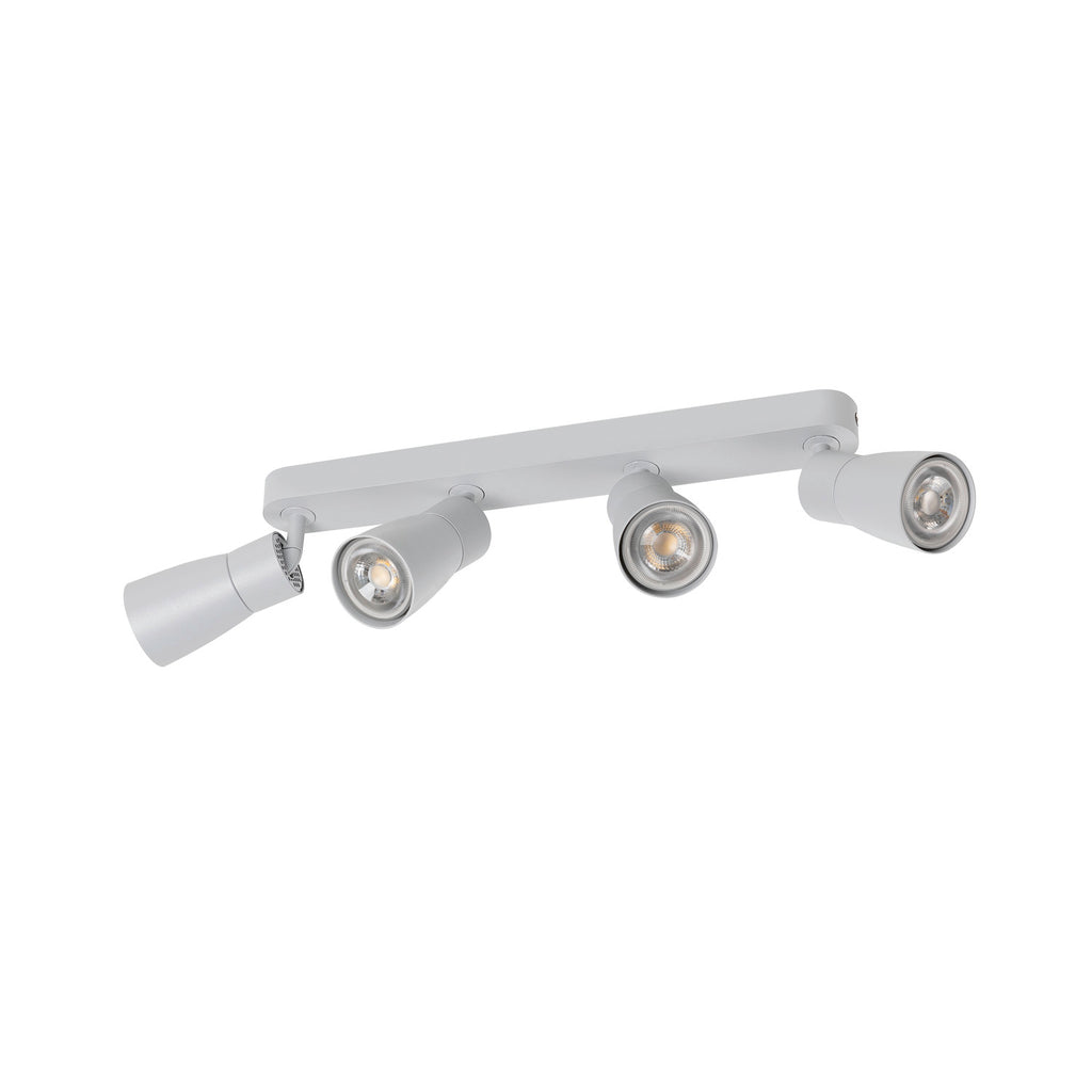 SLV PURI 2.0 Dome, wall and ceiling-mounted light, long, 4 x max. 6 W GU10, grey 1008355