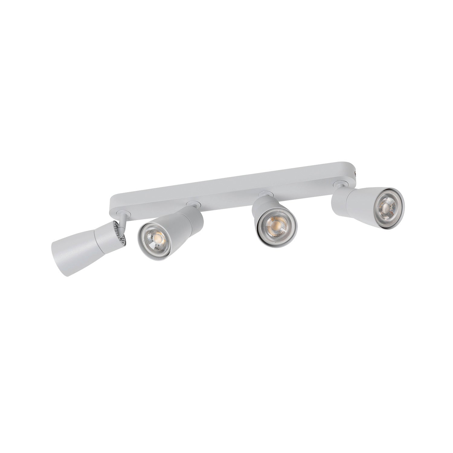 SLV PURI 2.0 Dome, wall and ceiling-mounted light, long, 4 x max. 6 W GU10, grey 1008355