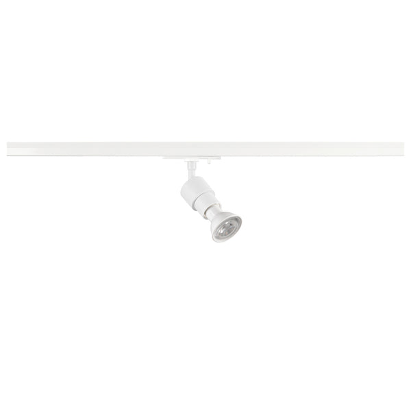 White Basic GU10 track spot, SLV PURI ,  for Single Circuit White Track Lighting, 1008357