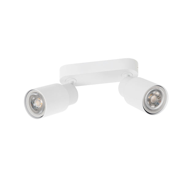 SLV PURI 2.0 Tube, wall and ceiling-mounted light, long, 2 x max. 6 W GU10, white 1008363
