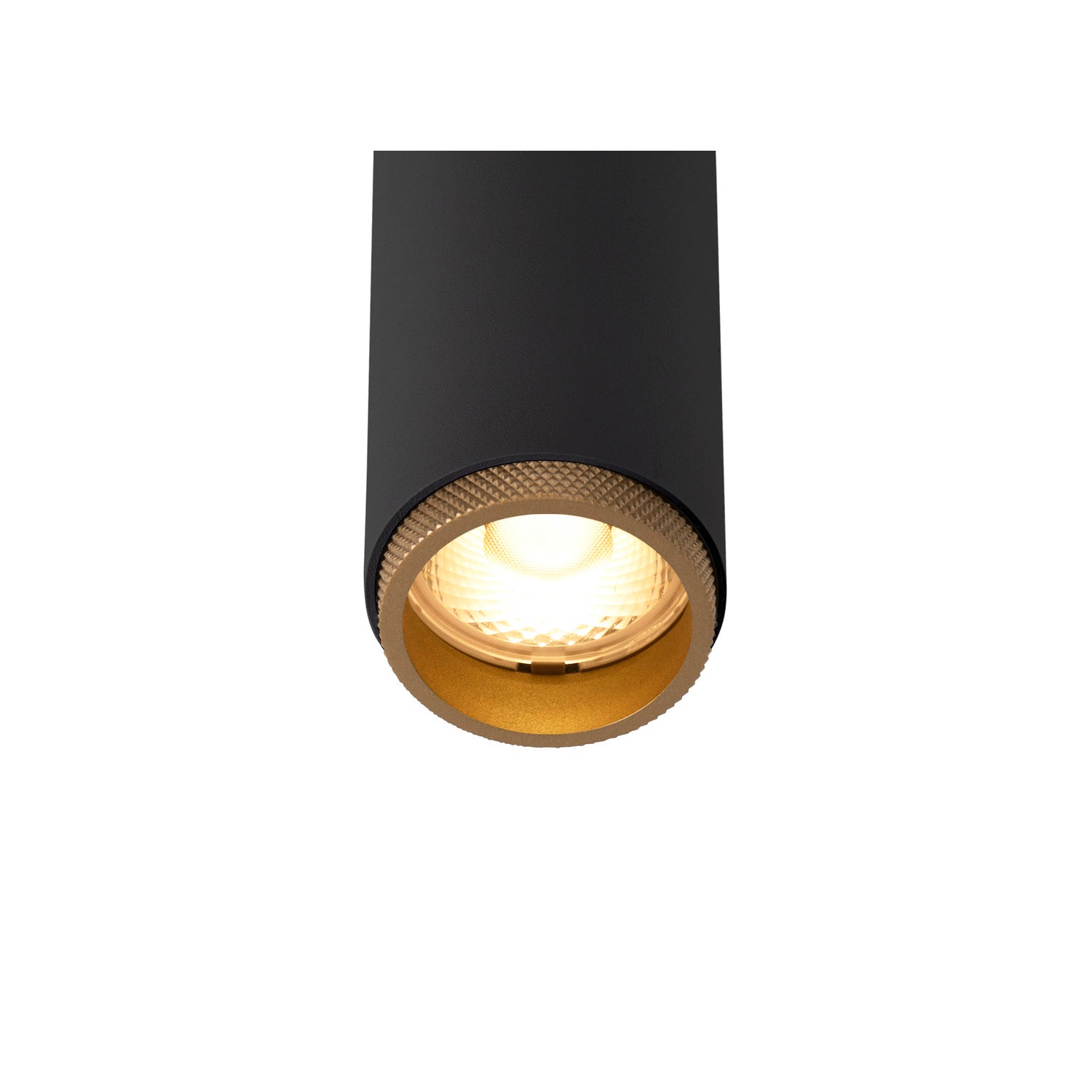 SLV GRIP! S, 1~ spot, cylindrical, 2700 K, 11 W, PHASE, 29°, black / gold 1008392